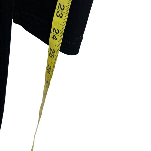 Vintage 90s Black Velvet Long Sleeve V Neck Full Length Dress Large - Picture 7 of 10